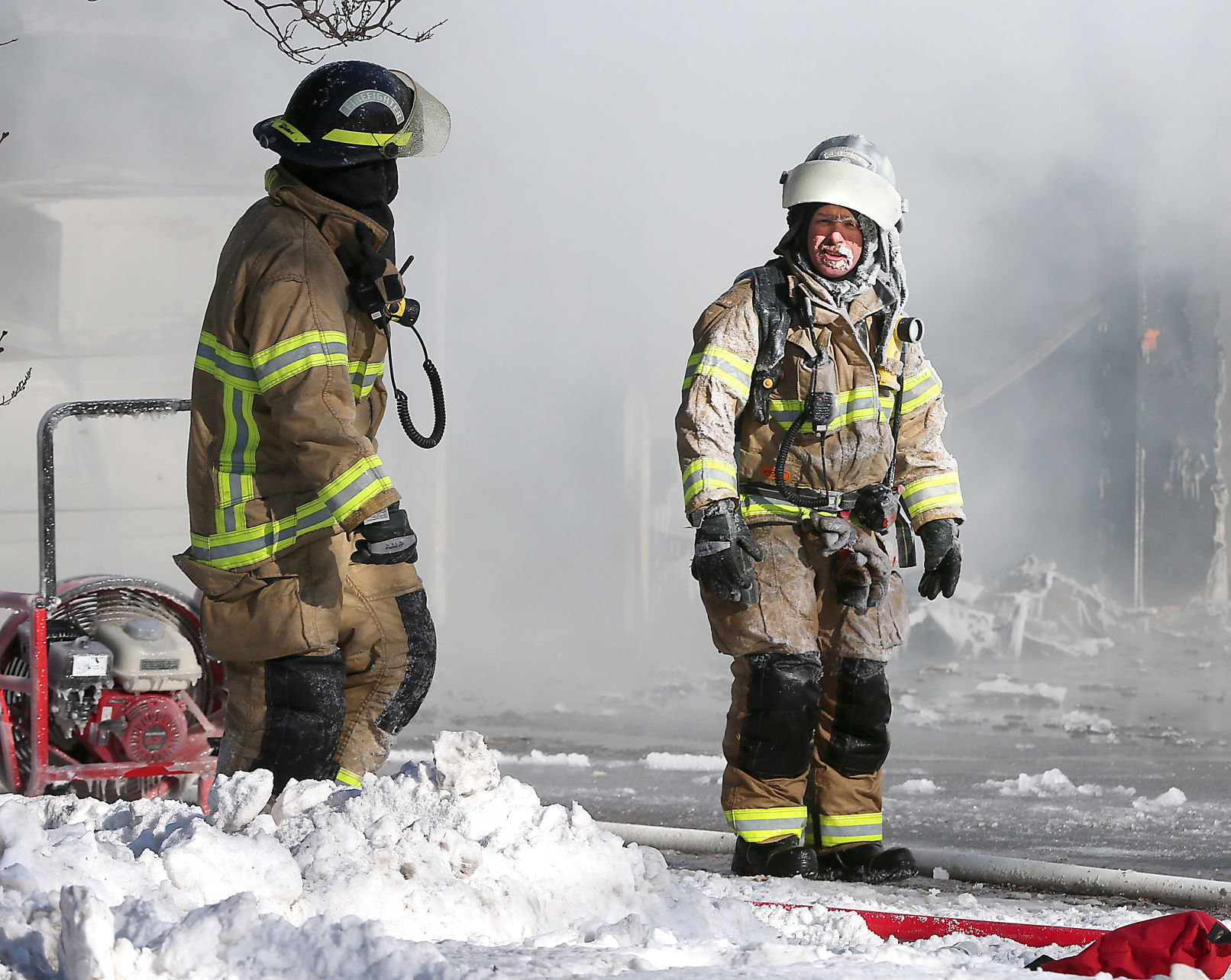 Holmen apartment fire